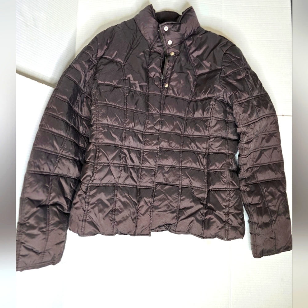 Roper Dark Brown Quilted Puffer Jacket